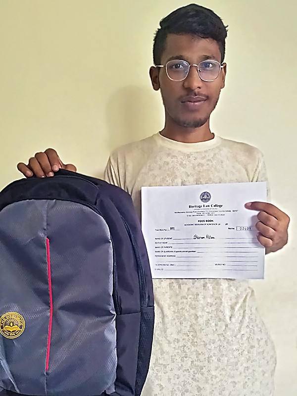 Shamim, admis à 'Heritage Law College'