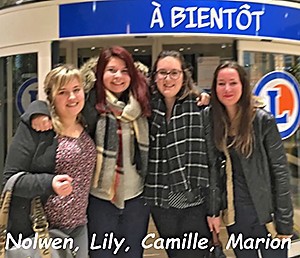 Nolwen, Lily, Camille et Marion